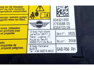 Надувная подушка для сиденья 604321200, 2753588 Mini One - Cooper Coupe R56