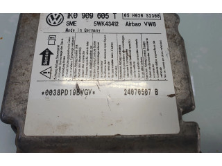 Блок подушек безопасности 1K0909605T, 5WK43412 Skoda Octavia Mk2 (1Z)