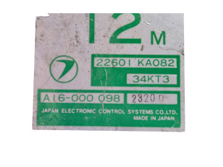 Модуль блока управления кондиционером 22601KA082, A16000098   Subaru Justy