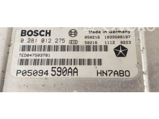 Řídící jednotka 0281012275 Chrysler Voyager 2000