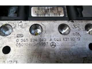 Блок АБС A0044319212, 0265234043   Mercedes-Benz  A W169  2004 - 2012 года
