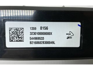 Блок управления климат-контролем 13598156, 544969533   Chevrolet Camaro