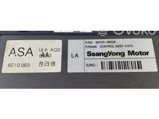 Блок управления климат-контролем 6870009020   SsangYong Kyron