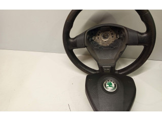 Руль Skoda Octavia Mk2 (1Z) 2004 - 2013 года 1Z0880201AG, 1Z0419091P