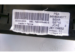 Блок управления климат-контролем 9658084577 Citroen C4 I