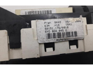 Блок управления климат-контролем 6Y0820045C Skoda Fabia Mk1 (6Y)