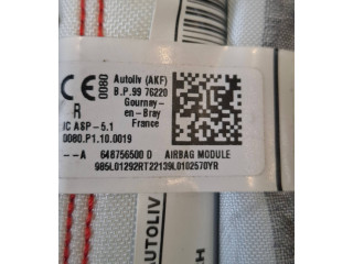 Боковая подушка безопасности 985L01292R Dacia Sandero III