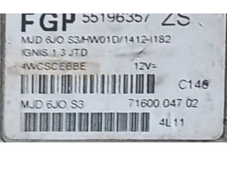 Блок управления двигателем Блок управления 55196357, 7160004702 Suzuki Ignis