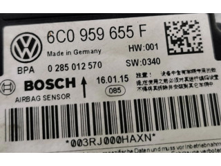 Блок подушек безопасности 6C0959655F, 0285012570 Skoda Fabia Mk3 (NJ)