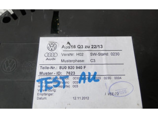 Панель приборов 8U0920940F, 8U0920940F   Audi RS Q3       