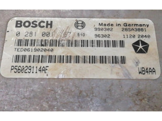 Блок управления двигателем Блок управления 0281001767 Jeep Grand Cherokee (WJ)