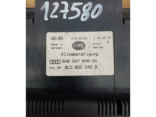 Блок управления климат-контролем 8L0820043BHELLA, 5HB007608-00 Audi A3 S3 8L