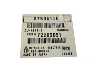 Дисплей 8750A136, 7Z205091 Mitsubishi Grandis