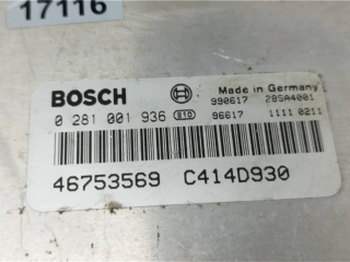 Блок управления двигателя 46753569, C414D930 Alfa Romeo 145 - 146
