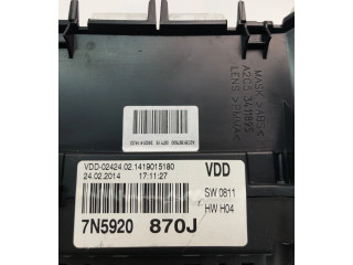 Přístrojová deska Seat Alhambra (Mk2) 2010 7N5920870J