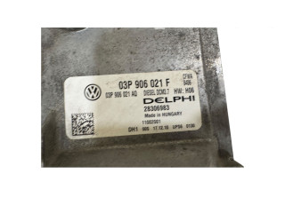 Блок управления двигателя 03P906021F, 03P906021AQ Skoda Fabia Mk2 (5J)