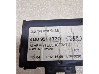 Pojistková skříňka Блок управления сигнализации 4D0951173D Audi A8 S8 D2 4D 2001