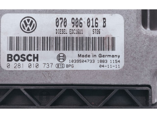 Блок управления двигателя 0281010737, 070906016B   Volkswagen Phaeton