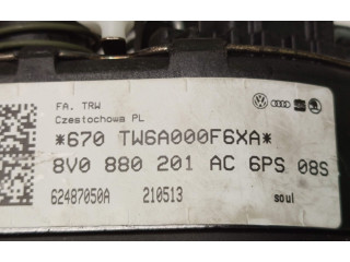 Подушка безопасности водителя 8V0880201AC Audi Q3 8U