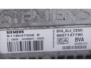 Блок управления коробкой передач 9657137780, S118047506E   Citroen C8