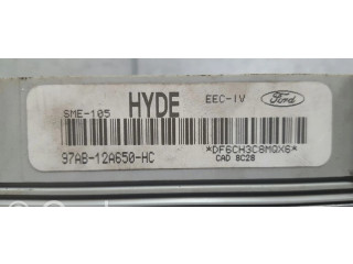 Блок управления двигателя 97AB12A650HC Ford Escort