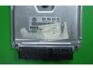 Блок управления двигателя 06A906032SD, 0261208605   Volkswagen New Beetle