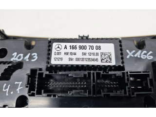 Блок управления климат-контролем A1669007008, 16929428   Mercedes-Benz GL X166