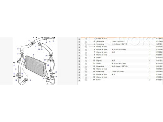Интеркулер  12788019   Saab 9-3 Ver1 