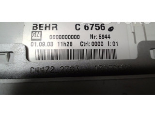 Блок управления климат-контролем 13219160, 06822082   Opel Meriva A