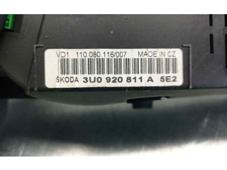 Geschwindigkeitsmesser Cockpit 3U0920811A, 110080116007 Skoda Superb B5 (3U)