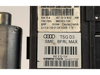 Передний двигатель механизма для подъема окон 4E1910802, 992322104 Audi A8 S8 D3 4E