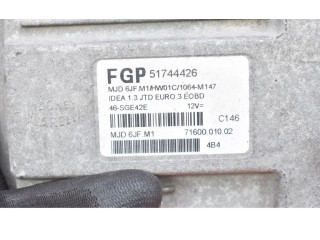 Блок управления двигателем Блок управления 51744426, 51744426 Fiat Idea