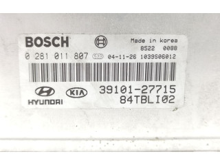 Блок управления двигателя 0281011807, 3910127715   Hyundai Getz