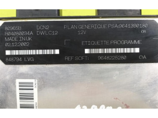 Řídící jednotka 9648225280 Citroen Berlingo 2003