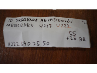 Pojistková skříňka A222540255055 Mercede-Benz S W222 2025