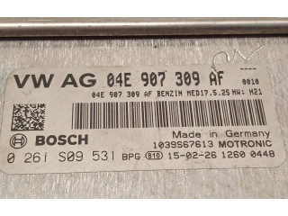Блок управления двигателя 04E907309AF, 0261S09531 Skoda Fabia Mk3 (NJ)
