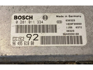 Řídící jednotka 0281011334, 9649561880 Peugeot 807 2003