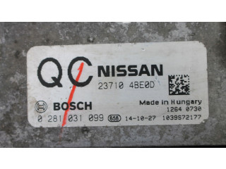 Řídící jednotka 237104BE0D, 0281031099 Nissan X-Trail T32 2015