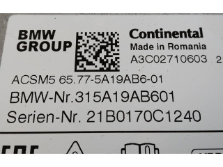 Блок подушек безопасности 5A19AB6, A3C02710603   BMW X3 G01