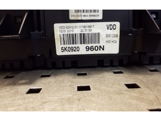Přístrojová deska Volkswagen Golf VI 2010 5K0920960N, A2C53345492
