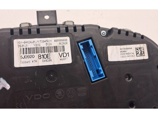 Панель приборов 5J0920810E, 000000000 Skoda Fabia Mk2 (5J)