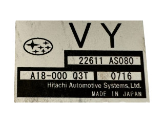 Řídící jednotka 22611AS080, A18000Q3T   Subaru Impreza III 2010