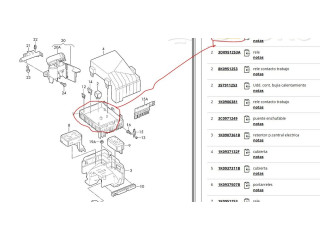 Pojistková skříňka Řídící jednotka BSM 1K0937124K   Volkswagen Caddy 2005