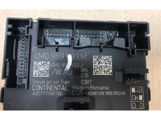 Блок управления центрального замка 4M0959593M, 4M0959593M Audi e-tron