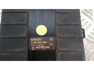 Блок управления двигателя 893907404, 0261200220 Audi 80 90 B3