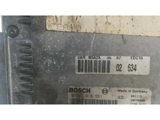 Блок управления двигателя 0281010551, 9641606680   Peugeot 306