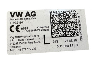Подушка безопасности для колен 5G1880841G, T5G0841 Volkswagen e-Golf