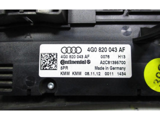 Блок управления климат-контролем 4G0820043AF Audi A6 Allroad C7