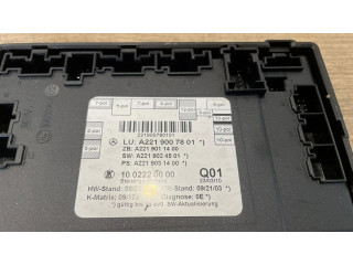 Блок комфорта A2219007801 Mercedes-Benz S W221