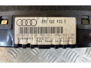Панель приборов 8P0920930F Audi A3 S3 8P